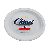Chinet Classic&nbsp;Paper Plates Platters&nbsp;White 12.625